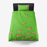 Butterfly Kaleidoscope Microfiber Duvet Cover - Objet D'Art