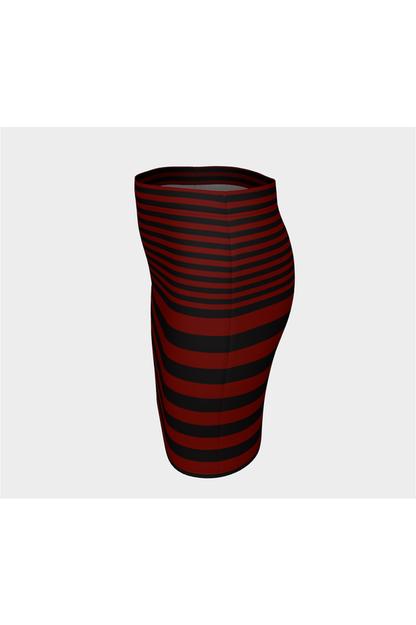 Striped Fitted Skirt - Objet D'Art