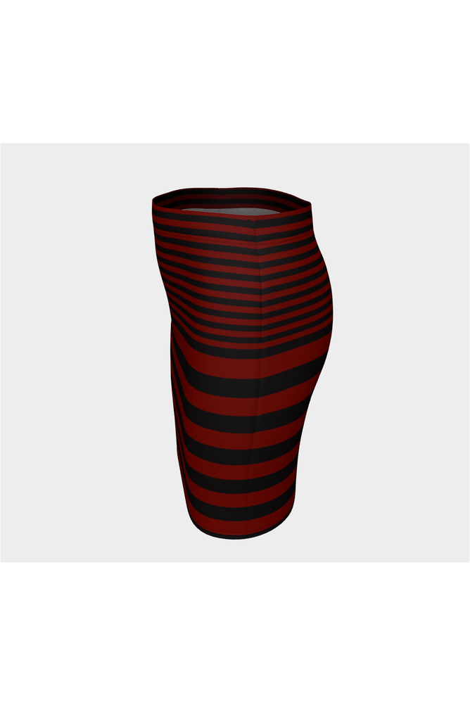 Striped Fitted Skirt - Objet D'Art
