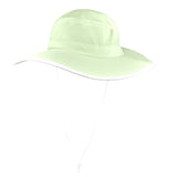 avocado spread solid print Wide Brim Bucket Hat - Objet D'Art