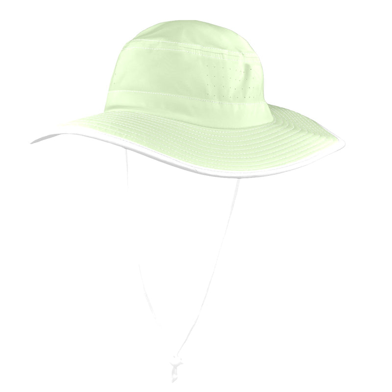 avocado spread solid print Wide Brim Bucket Hat - Objet D'Art