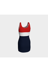 Red White & Blue Bodycon - Objet D'Art