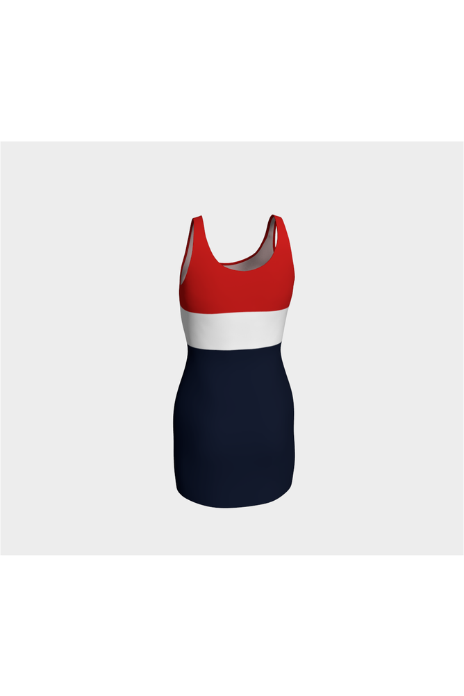 Red White & Blue Bodycon - Objet D'Art