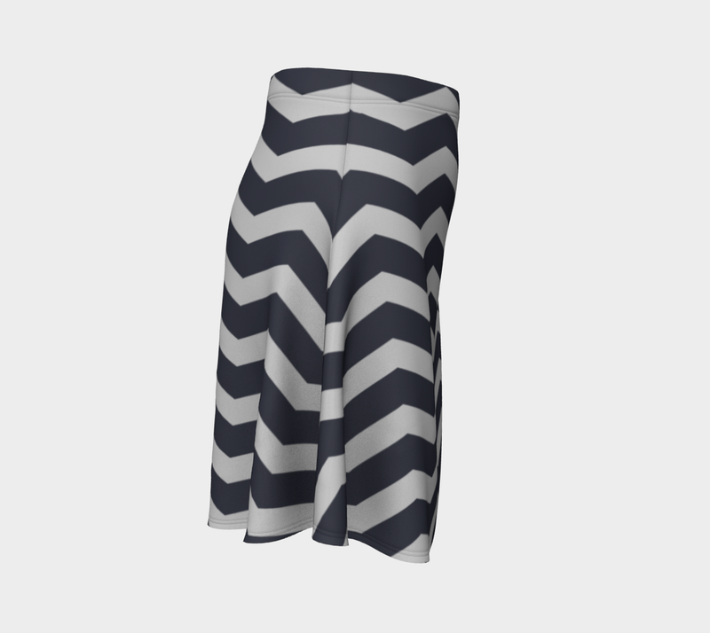 Herringbone Flare Skirt - Objet D'Art