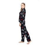 Women's Satin Pajamas (AOP) - Objet D'Art