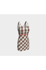 Bidirectional Plaid Bodycon Dress - Objet D'Art