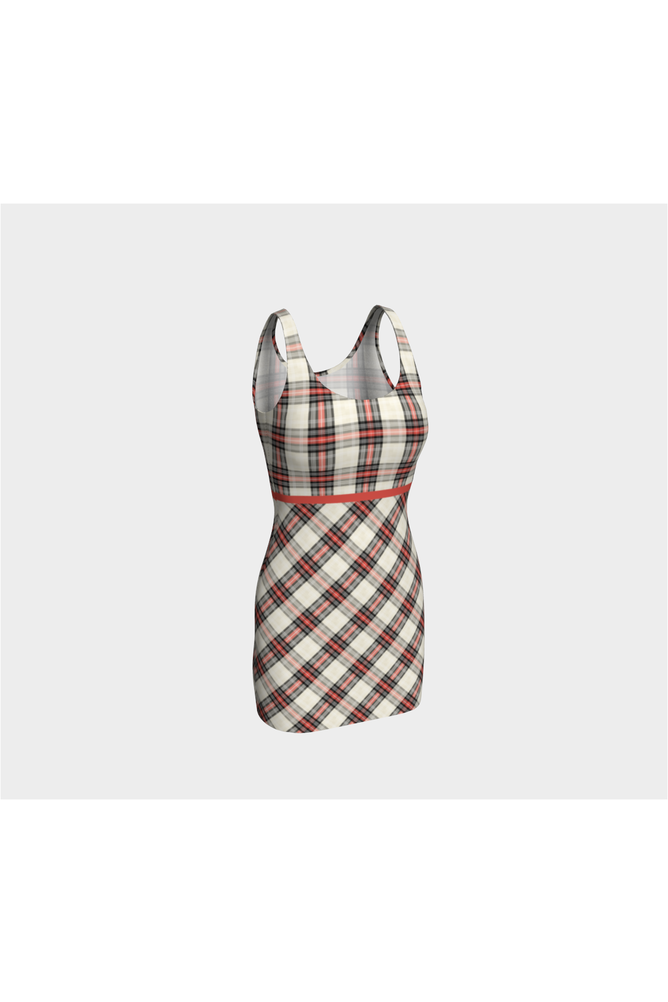 Bidirectional Plaid Bodycon Dress - Objet D'Art