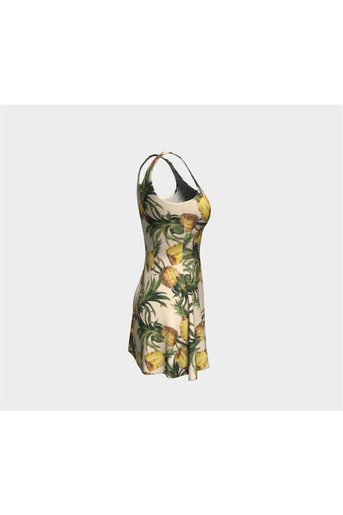 Pineapple Paradise Flare Dress - Objet D'Art
