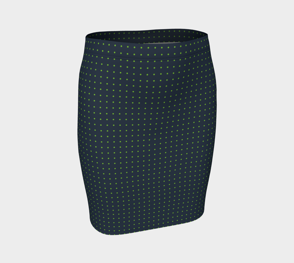 Polka Dot Fitted Skirt - Objet D'Art