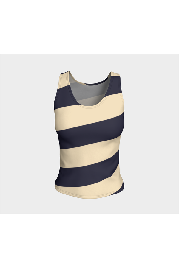 Twilight Stripe Fitted Tank Top - Objet D'Art
