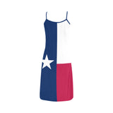 tex flag lone star bottom Alcestis Slip Dress (Model D05) - Objet D'Art