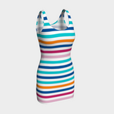 Rainbow Brite Bodycon Dress - Objet D'Art