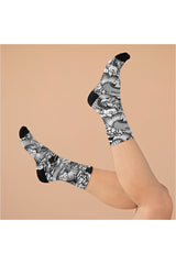 Asian Koi Print Socks - Objet D'Art