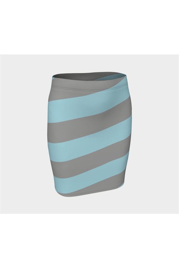 Clearwater Candy Stripe Fitted Skirt - Objet D'Art