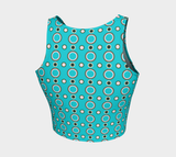 Polka Dot Athletic Crop Top - Objet D'Art