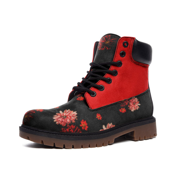 Floral Fever Casual Leather Lightweight boots TB - Objet D'Art