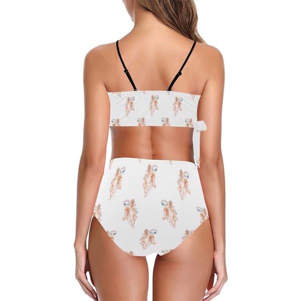 cheribum aloft smaller Knot Side Bikini Swimsuit (Model S37) - Objet D'Art