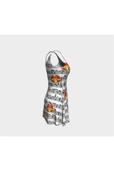 Yuletide Carols Flare Dress - Objet D'Art