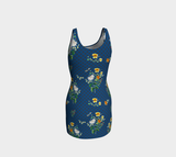 Floral Daybreak Bodycon Dress - Objet D'Art