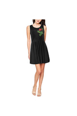 By Any Other Name Thea Sleeveless Skater Dress(Model D19) - Objet D'Art
