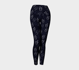 Dark Plum Yoga Leggings - Objet D'Art