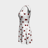 Hearts Flare Dress - Objet D'Art