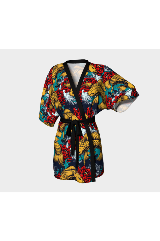 Koi to the World Kimono Robe - Objet D'Art