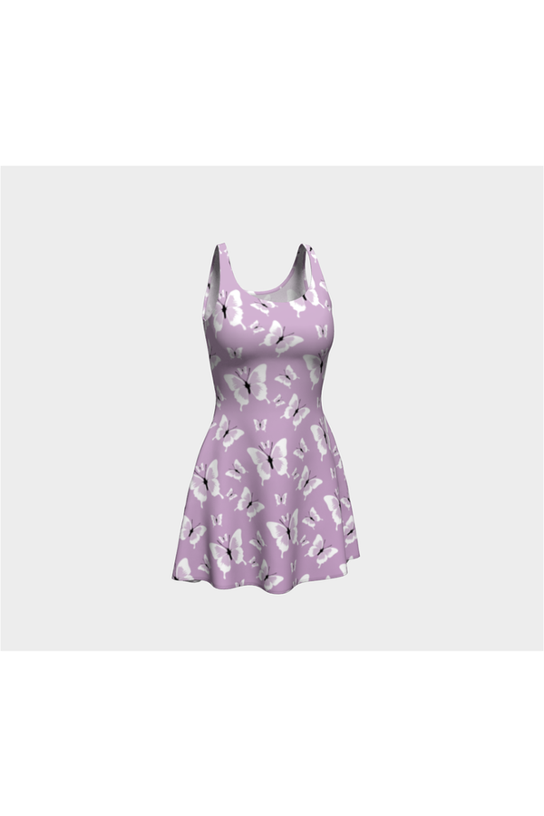 Lilac Meadow Flare Dress - Objet D'Art