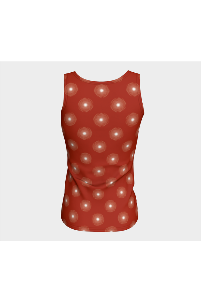 Mandala Fitted Tank Top - Objet D'Art