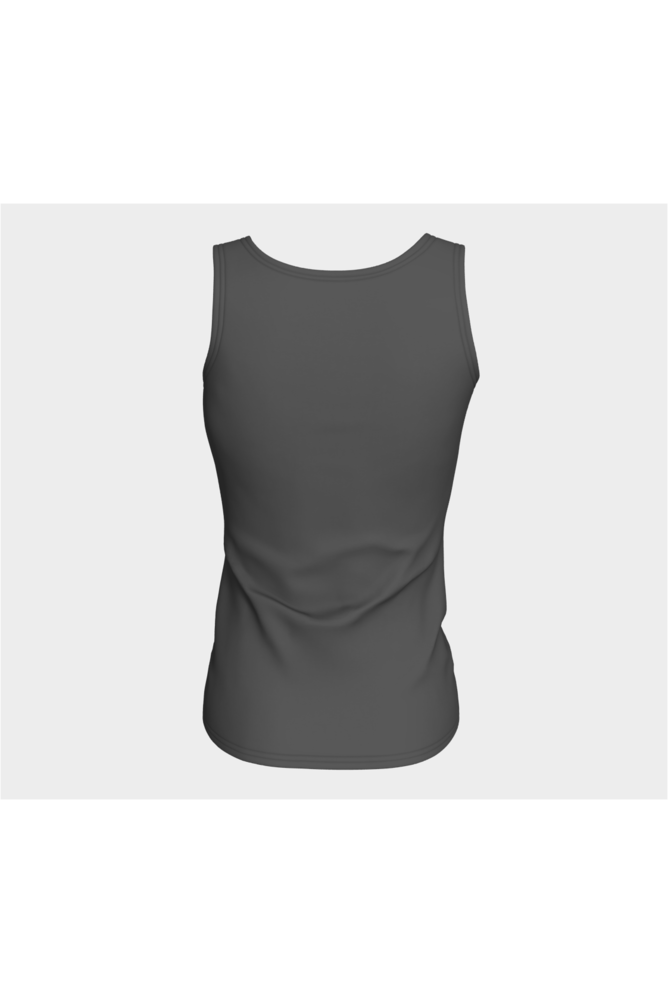 Gray Skies Fitted Tank Top - Objet D'Art