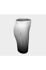 Halftone Fitted Skirt - Objet D'Art