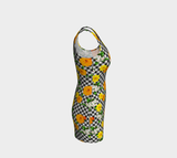 Floral Matrxi Bodycon Dress - Objet D'Art