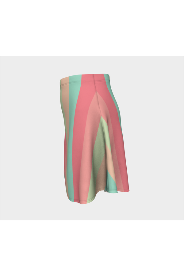 Pastel Rainbow Flare Skirt - Objet D'Art