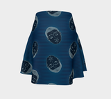 Buddha Head Flare Skirt - Objet D'Art