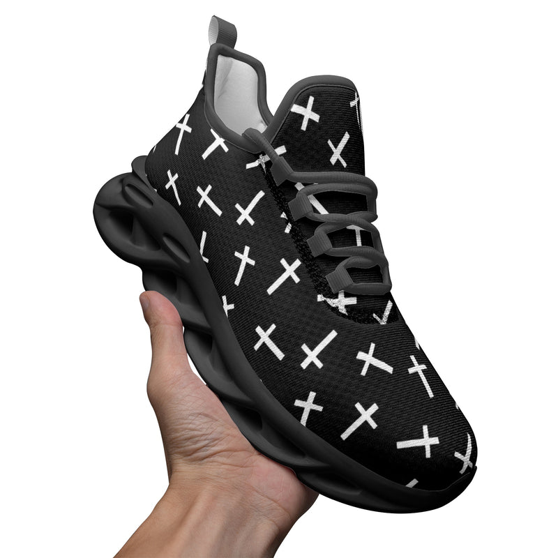 Crosses Unisex Bounce Mesh Knit Sneakers - Objet D'Art