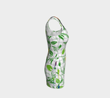 Parrot Matrix Bodycon Dress - Objet D'Art