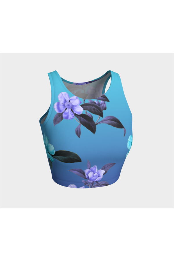 Twilight Floral Athletic Top - Objet D'Art