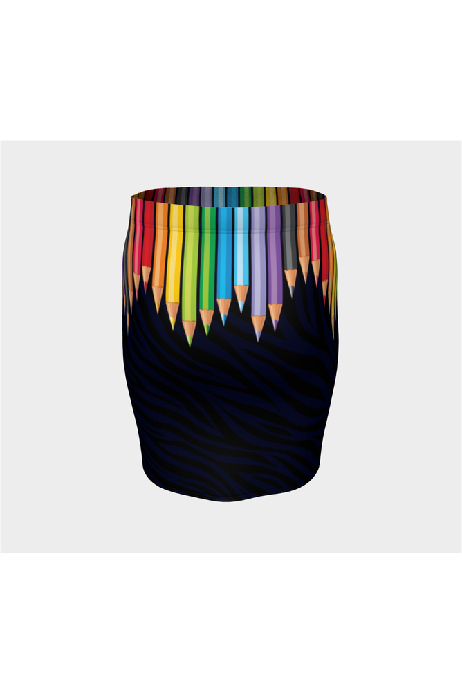 Color Pencil Art Athletic Top - Objet D'Art