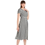 Puff Sleeve Button Through Dress - Objet D'Art