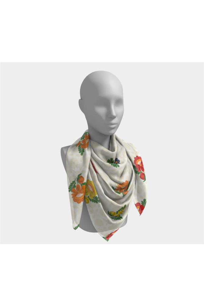 Floral Moments Square Scarf - Objet D'Art