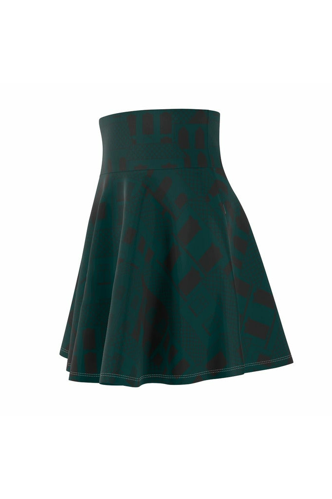 Houses Women's Skater Skirt - Objet D'Art