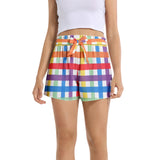 Spectral Grid Women's Belted Short - Objet D'Art