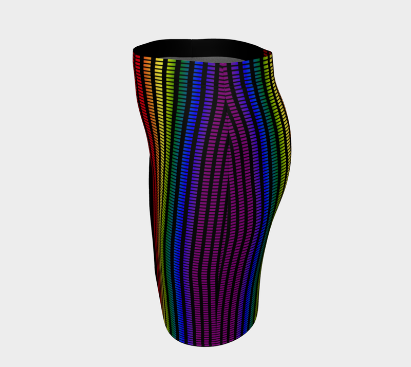 Fraunhofer Sprectral Lines Fitted Skirt - Objet D'Art