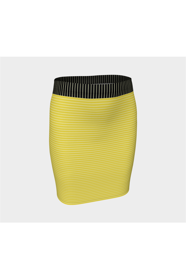 Striped Fitted Skirt - Objet D'Art