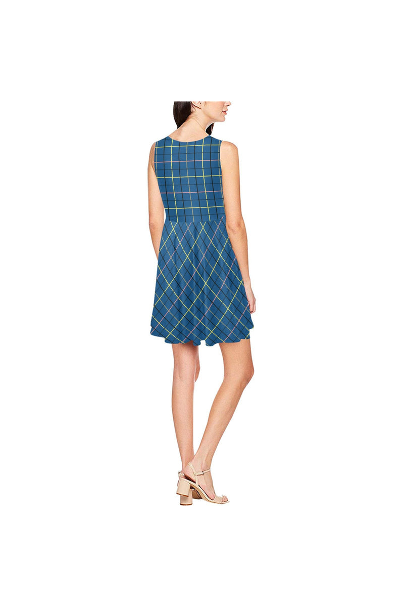 BLUE TATTERSALL Thea Sleeveless Skater Dress - Objet D'Art