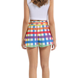 Spectral Grid Women's Belted Short - Objet D'Art