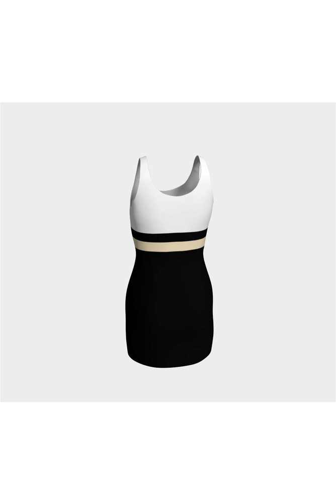 Black & White Bodycon Dress - Objet D'Art