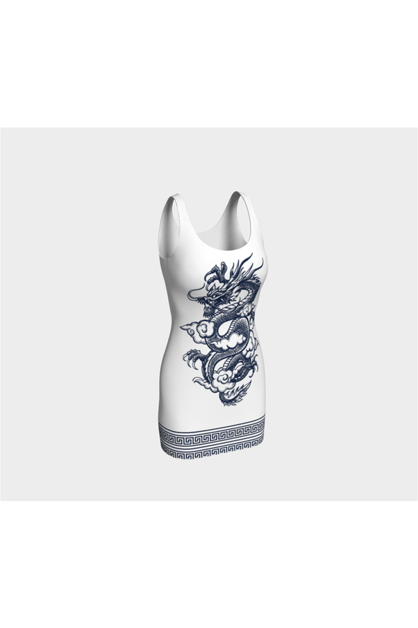 Chinese Dragon Bodycon Dress - Objet D'Art