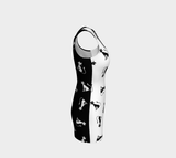 Cats Bodycon Dress - Objet D'Art