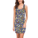 grk butterfly print 2 Medea Vest Dress (Model D06) - Objet D'Art